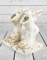 Set of 2 Rustic Stone Effect Winged Foot Planters(50% off, MOQ 4pcs) - TMP12
