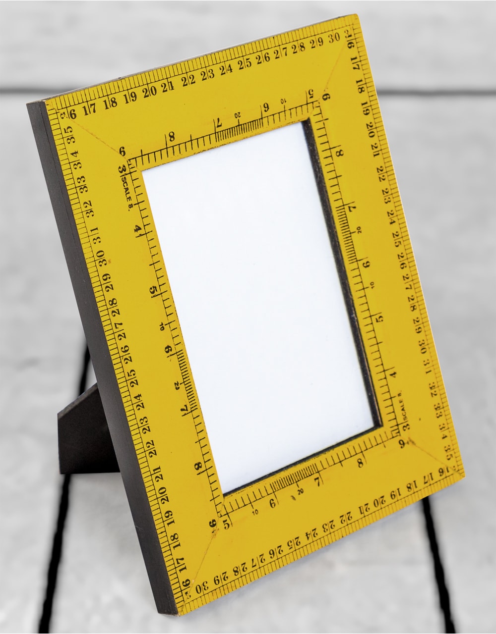 Retro Yellow Ruler 4x6" Photo Frame - EJB20