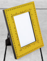 Retro Yellow Ruler 4x6" Photo Frame - EJB20