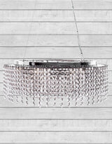 Large Round Crystal Waterfall Chandelier - CH287