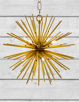 Gold Spiked Ceiling Pendant - CH288