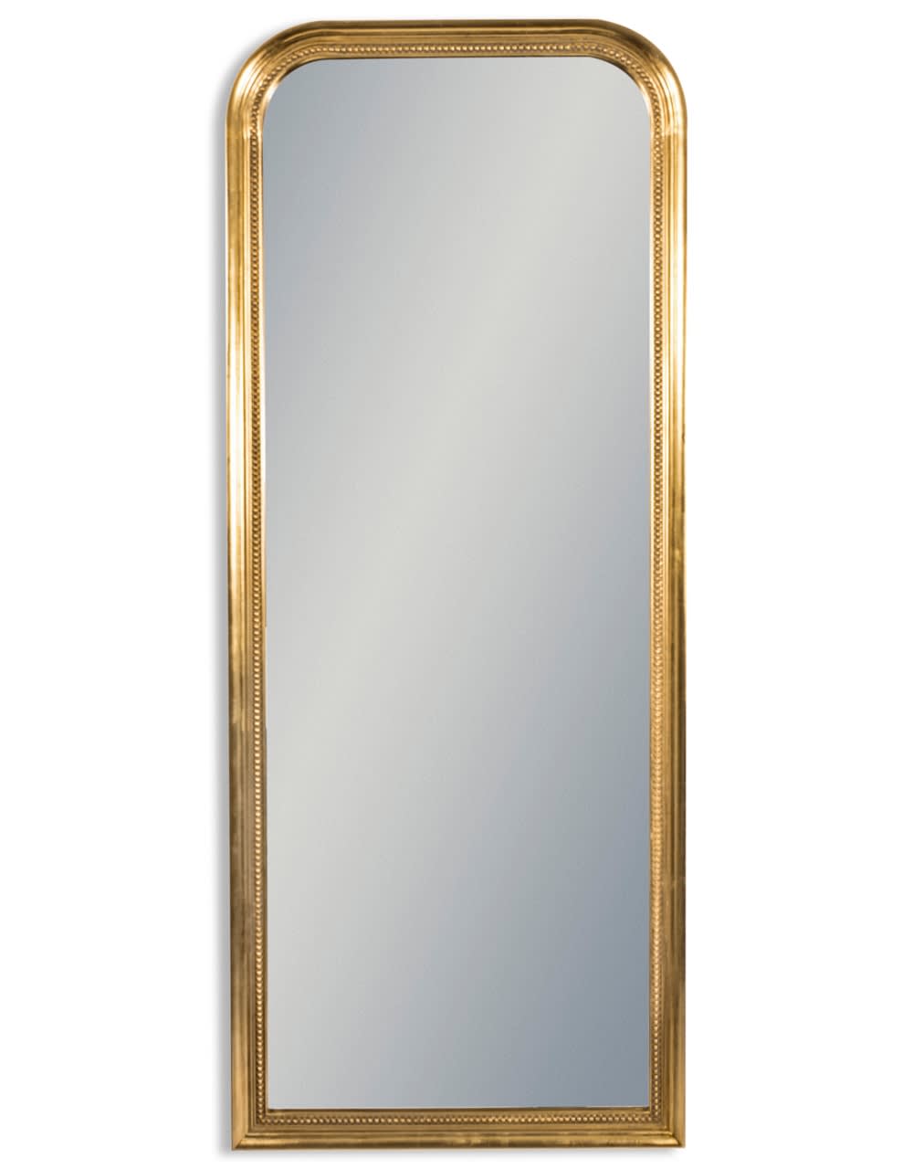 Antique Gold Beaded Dressing Mirror - M404