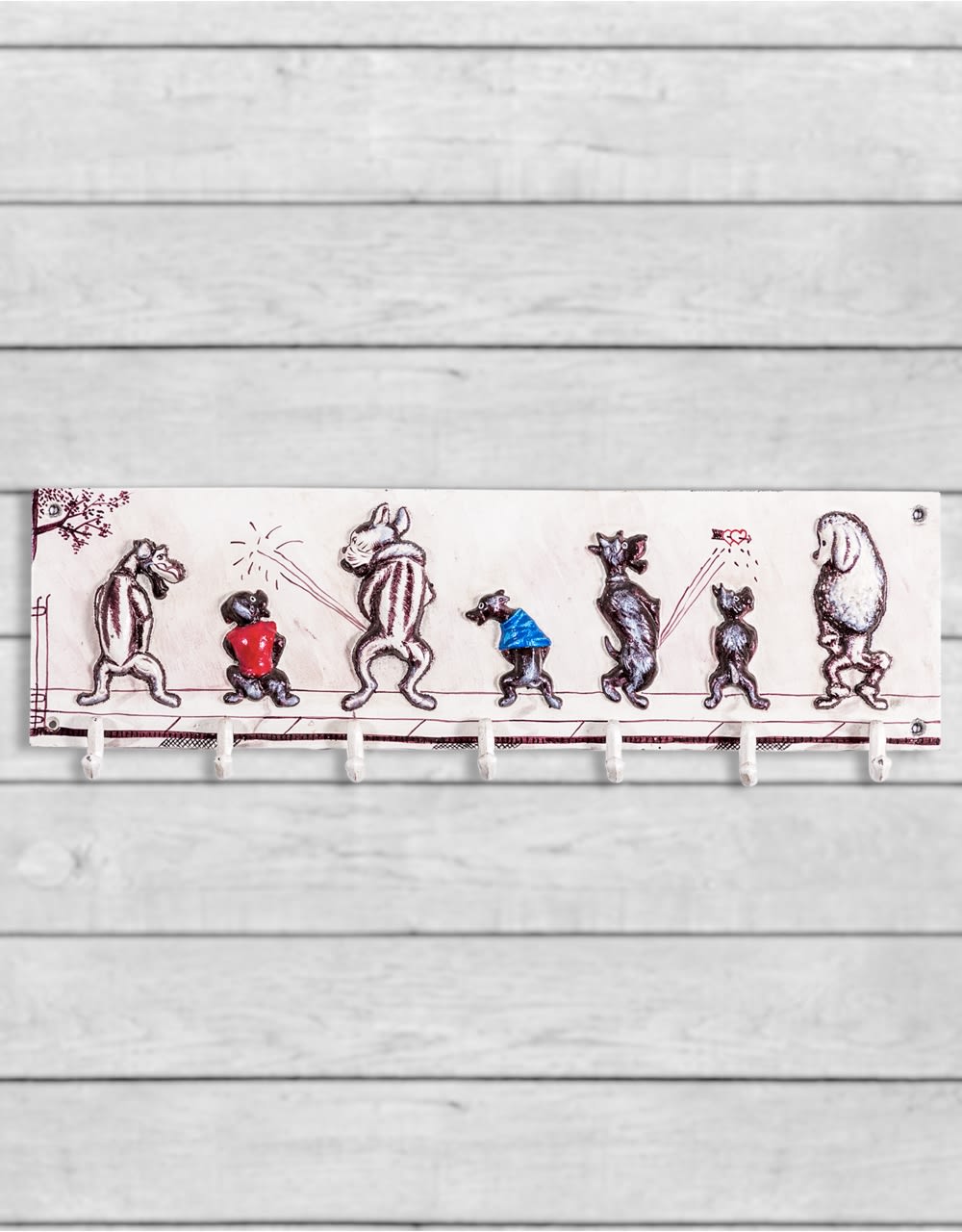 Cast Iron Dogs Bathroom Hooks (to be bought in qtys of 2) - STM57