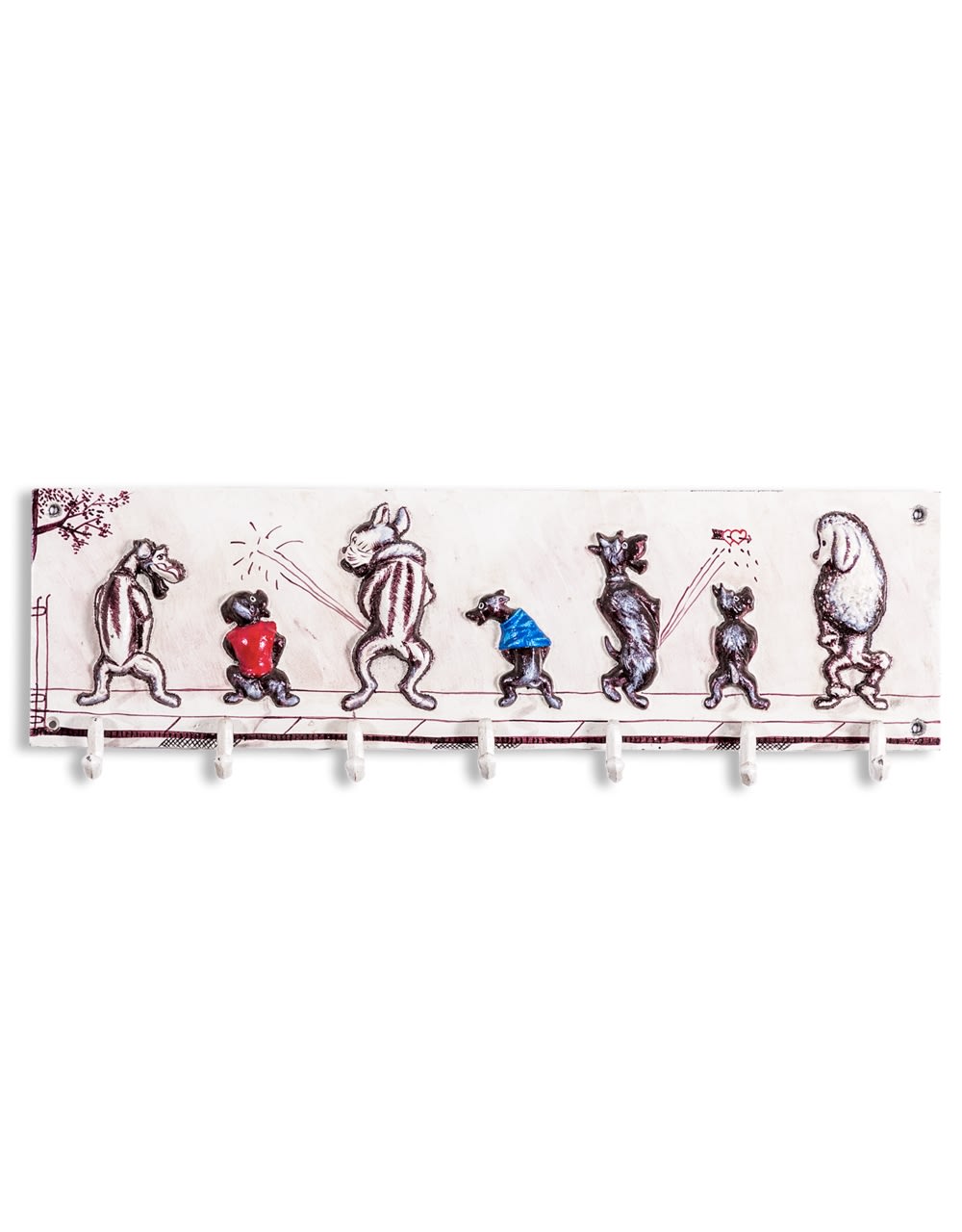 Cast Iron Dogs Bathroom Hooks (to be bought in qtys of 2) - STM57