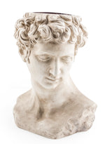 Stone Effect David Bust Flower Pot - CRT51