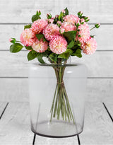 Single Pink Dahlia Stem (to be bought in qtys of 24) - AF71