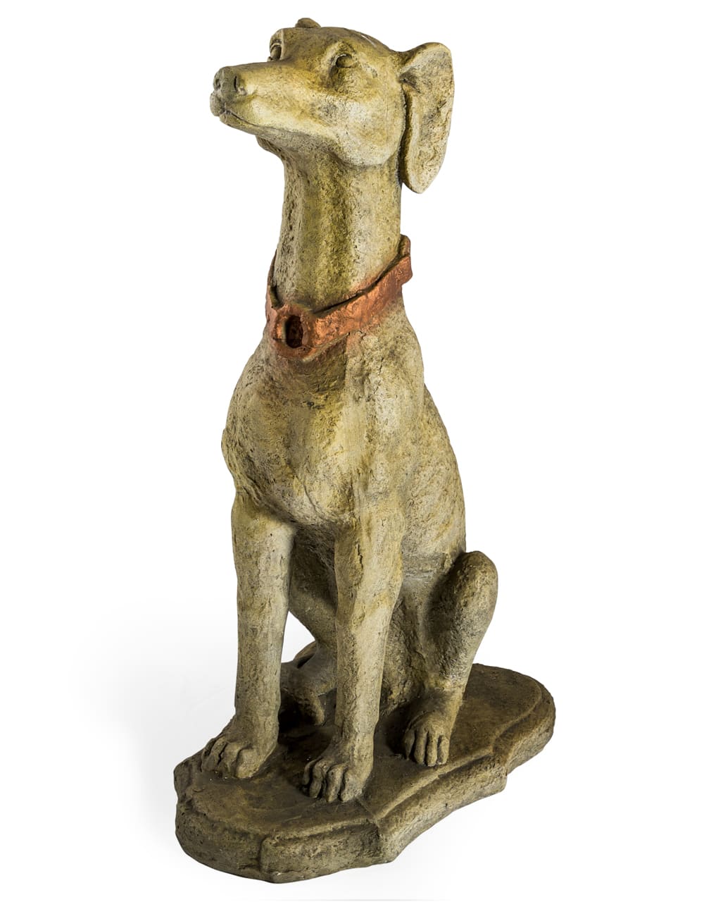 Extra Large Rustic Stone Effect Dog Statue - NBR25