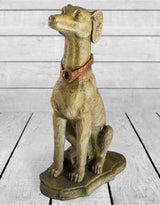 Extra Large Rustic Stone Effect Dog Statue - NBR25