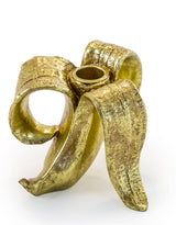 Peeled Antique Gold Glam Banana Candle Holder - CRT56