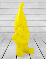 Large Bright Yellow Standing Gnome Figure - FL120