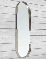 Antique Silver/Champagne Medium Portrait Wall Mirror - JRG46