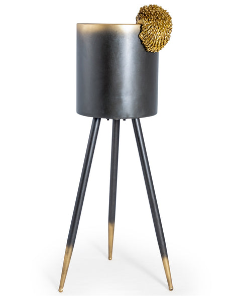 Antique Gold Hanging Hedgehog Pot Decor (to be bought in qtys of 4) - TPR60