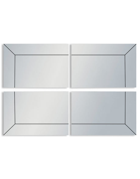 Extra Large 4pc Venetian Corner Panel Mirror (2xA & 2xB) - V403