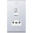 Selectric 7M-Pro Polished Chrome 115/230V Dual Voltage Shaver Socket with White Insert