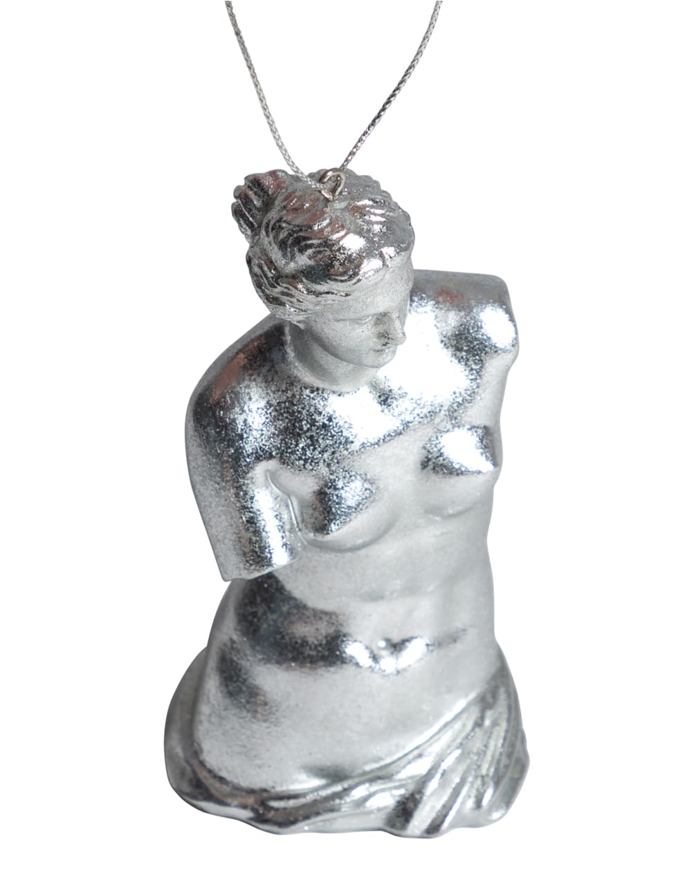 Silver Leaf Venus De Milo Hanging Decoration (to be bought in qtys of 8) - CRT86