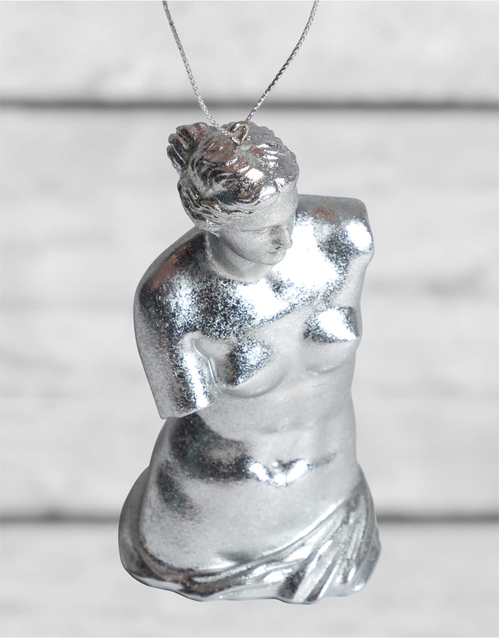 Silver Leaf Venus De Milo Hanging Decoration (to be bought in qtys of 8) - CRT86