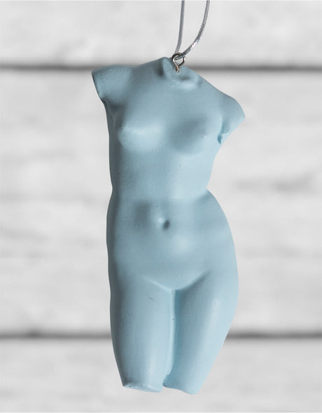 Blue Female Torso Hanging Decoration (to be bought in qtys of 8) - CRT94