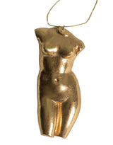 Gold Leaf Female Torso Hanging Decoration (to be bought in qtys of 8) - CRT95