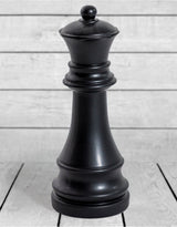 Matt Black Large Ceramic Queen Chess Piece Ornament (to be bought in qtys of 2) - FPC24