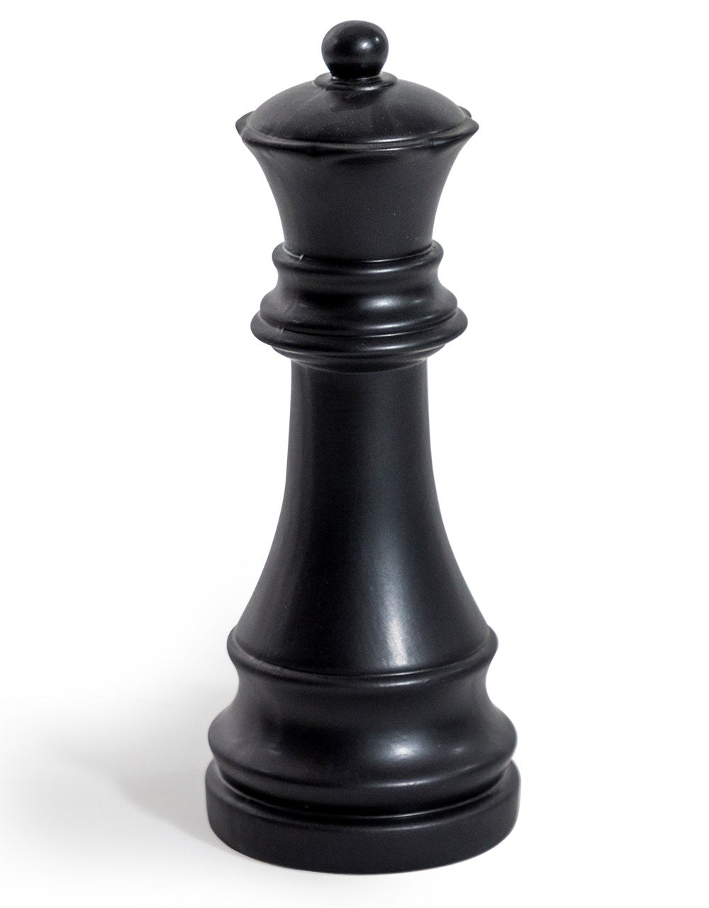 Matt Black Large Ceramic Queen Chess Piece Ornament (to be bought in qtys of 2) - FPC24