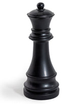 Matt Black Large Ceramic Queen Chess Piece Ornament (to be bought in qtys of 2) - FPC24