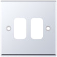 Selectric 7M-Pro GRID360 Polished Chrome 2 Gang Faceplate