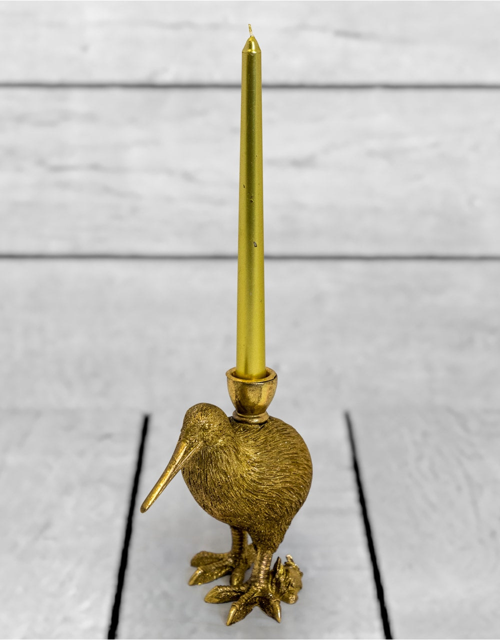 Gold Kiwi Bird Candle Holder - DVM37
