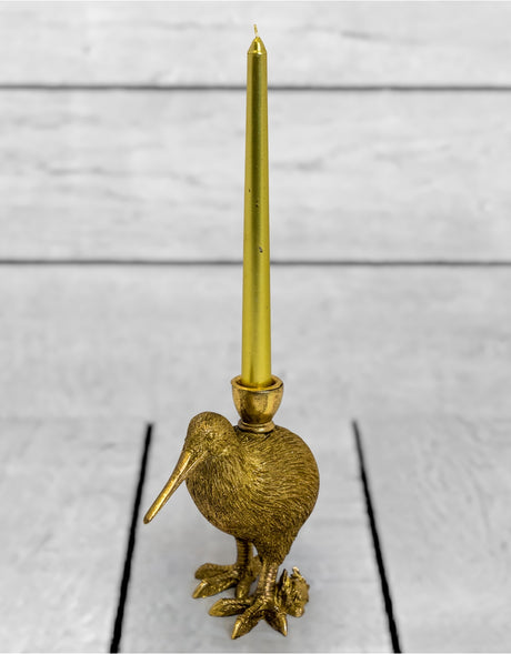 Gold Kiwi Bird Candle Holder - DVM37