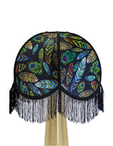 Feather Design Frilled Lampshade (Use As Pendant or Shade) - PJB16