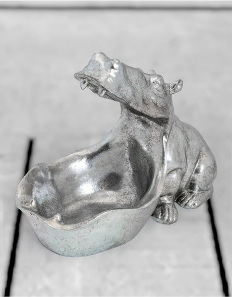 Silver Hungry Hippo Storage Bowl (to be bought in qtys of 2) - SM92