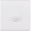 Selectric 5M-Plus Matt White 13A Fused Connection Unit with White Insert