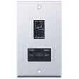 Selectric 7M-Pro Polished Chrome 115/230V Dual Voltage Shaver Socket with Black Insert