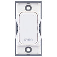 Selectric GRID360 White 20A DP Switch Module Marked ‘oven’ with White Insert