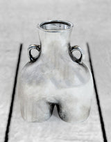 Antique Silver Medium "Love Handles" Booty Vase - BBR17