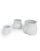 Matt White Large Booty Flower Pot/Storage Jar - BBR30