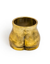 Antique Gold Small Booty Flower Pot/Storage Jar - BBR31