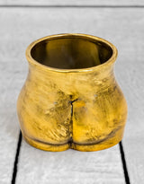Antique Gold Medium Booty Flower Pot/Storage Jar - BBR32