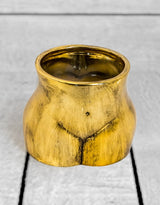 Antique Gold Medium Booty Flower Pot/Storage Jar - BBR32
