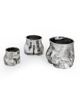Antique Silver Medium Booty Flower Pot/Storage Jar - BBR35