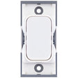 Selectric GRID360 White 10A Retractive Switch Module with White Insert