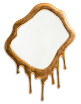 Extra Large Gold "Dali" Drip Aluminium Wall Mirror - DRP18