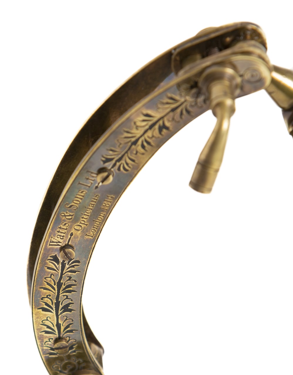 Antique Brass Magnifying Glass on Adjustable Stand - FMH11