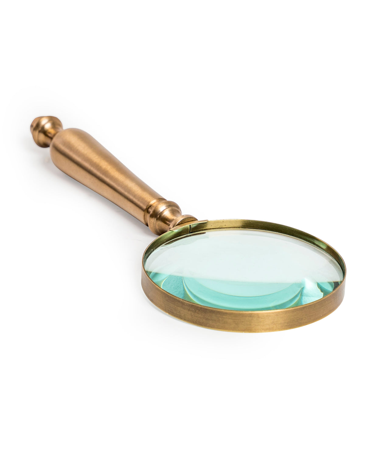 Large Antique Brass Magnifying Glass - FMH15