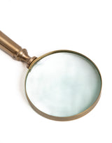 Large Antique Brass Magnifying Glass - FMH15