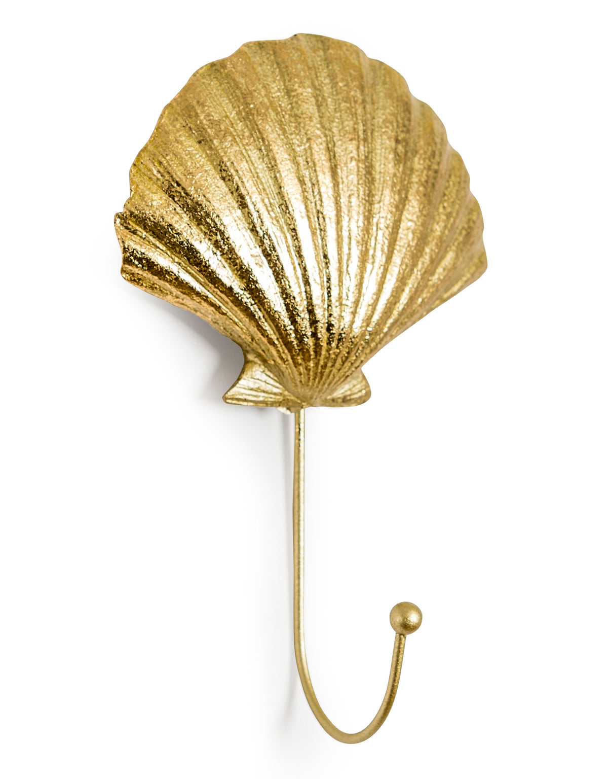 Gold Sea Shell Coat Hook (to be bought in qtys of 8) - TPR102