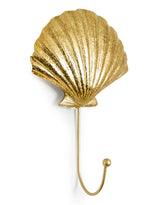 Gold Sea Shell Coat Hook (to be bought in qtys of 8) - TPR102