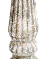Medium Rustic Stone Effect Candlestick - 200530