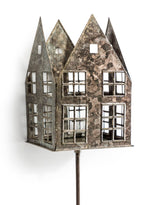 Rustic Metal House Garden Light Holder (Lots of 2 or 4 with a 50% discount) - RGF17