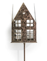 Rustic Metal House Garden Light Holder (Lots of 2 or 4 with a 50% discount) - RGF17