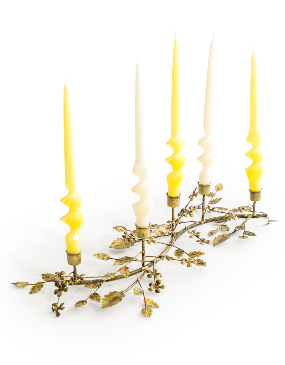 Antique Gold Branch Candle Holder - RGF19